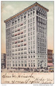 NORFOLK, Virginia; National Bank of Commerce, PU-1906