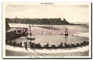 Postcard From Old Dinard I'Ecluse Beach And Pool