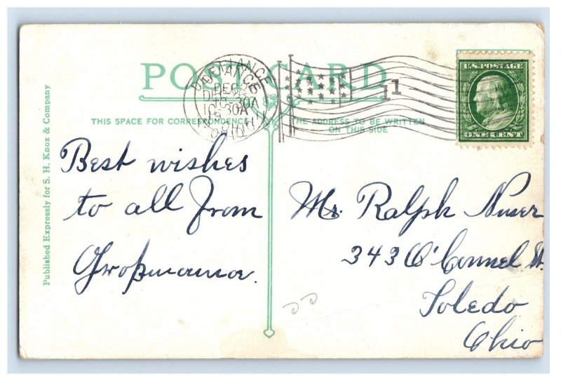 c1910 Bancroft And Collingwood, Toledo Beach. Postcard F184E