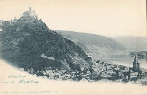 BF17125 braubach und ie marksburg  germany  front/back image