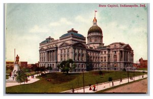 State Capitol Building Indianapolis Indiana IN UNP DB Postcard I18