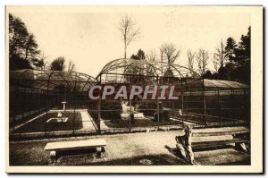 Old Postcard Cleres Zoological Park The Zoo aviaries