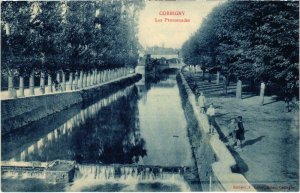 CPA CORBIGNY Les Promenades Nievre (100589)