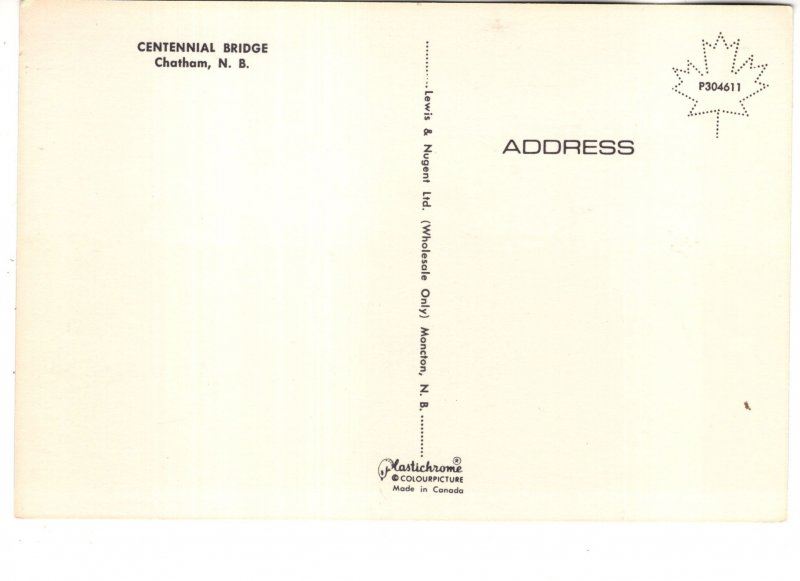 Centennial Bridge, Chatham New Brunswick