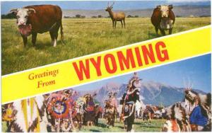 Scenic Greetings from  Wyoming WY