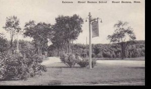 Massachusetts Mount Hermon Entrance Mount Hermon School Albertype