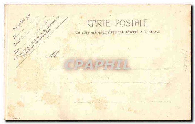 Old Postcard Paris Lafayette Monument