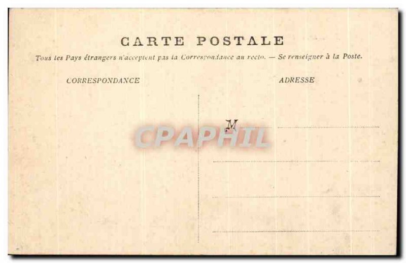 Old Postcard Cliff Etretat d & # 39Aval