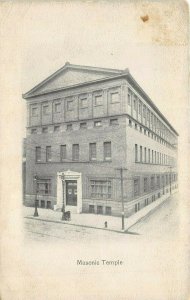 Columbus Ohio c1908 Postcard Masonic Temple