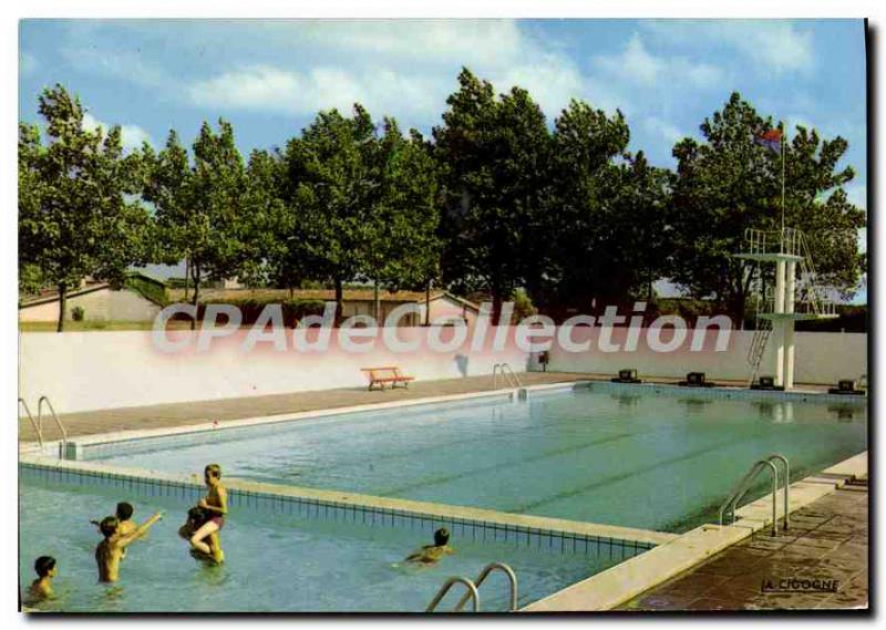 Modern Postcard Montendre The Pool