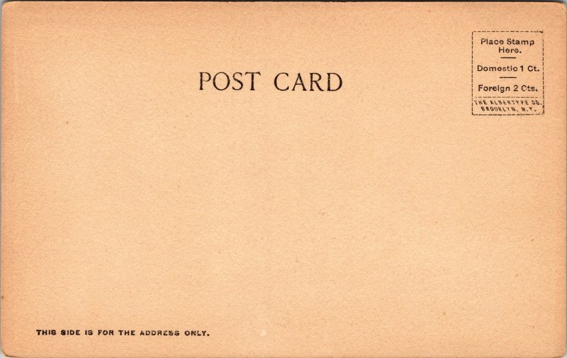 Postcard MA Fall River Central Congregational Church