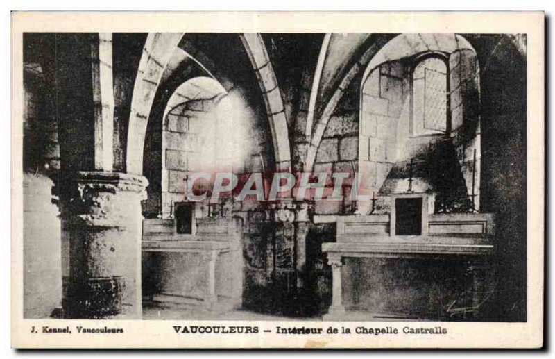 Postcard Old Vancouleurs Intarieur Chapel Castralle