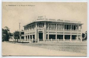 Banque de Madagascar Tamatave Toamasina 1910s postcard