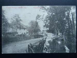 Hertfordshire GARDEN CITY Norton Village c1903 UB Postcard by Valentine