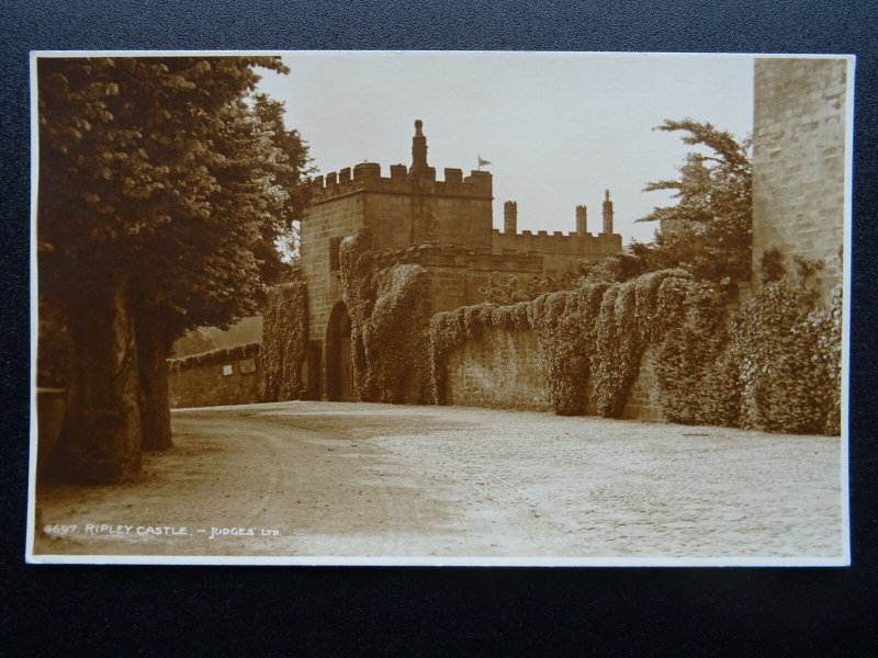 Yorkshire Harrogate RIPLEY CASTLE c1916 RP Postcard by Judges 4697