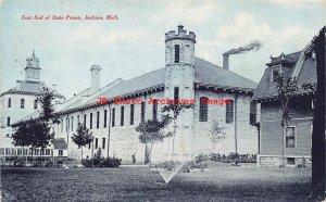MI, Jackson, Michigan, State Prison, East End, 1908 PM, Tom Jones Pub