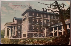 Vintage Postcard 1910 Mount St. Mary's College, Plainfield, New Jersey (NJ)