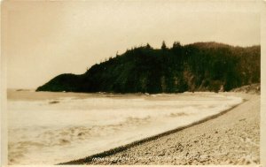 1920s RPPC Postcard; Indian Beach, Tillamook Head OR Clatsop County unposted