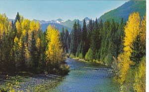 Canada Changing Colours River Scene British Columbia