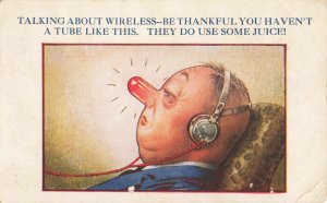 Postcard Humor Talking About Wireless 