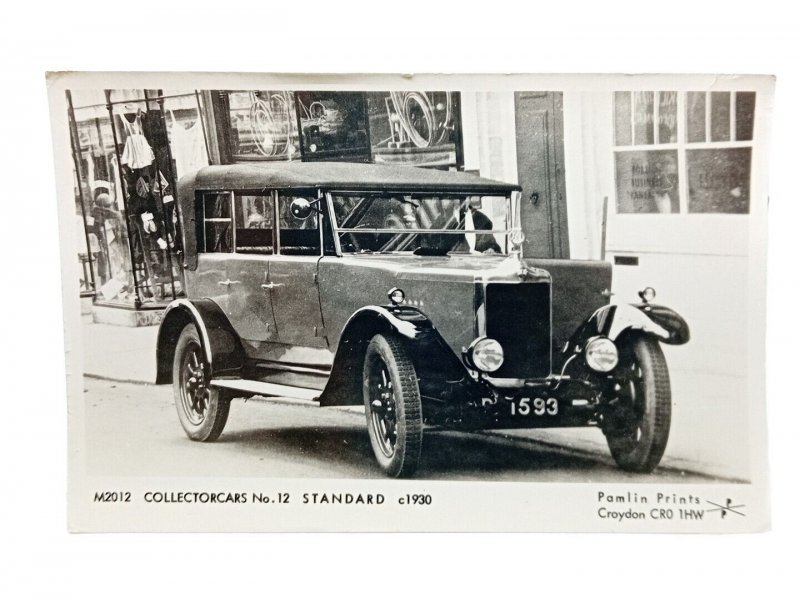 Standard Motor Car c1930 Repro Postcard