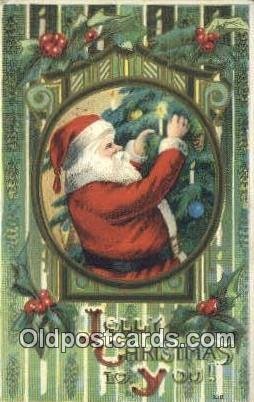 Santa Claus 1911 postal used 1911