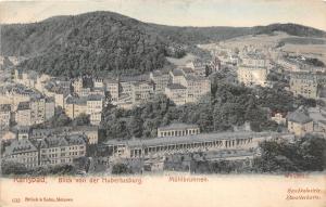 BT2287 Blick von der hubertusburg Karlsbad karlovy vary  czech republic