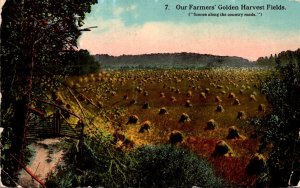 Agriculture Our Farmers' Golden Harvest Fields 1919