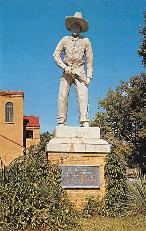 Cowboy statue Boot Hill Dodge City Kansas  