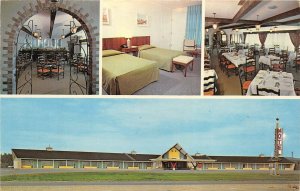 Thetford Mines Quebec Canada 1960s Postcard Motel Le Provence