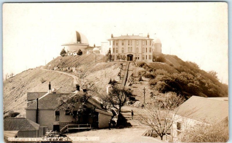 RPPC  MT. HAMILTON, California CA  ~  LICK OBSERVATORY ca 1910s  Postcard