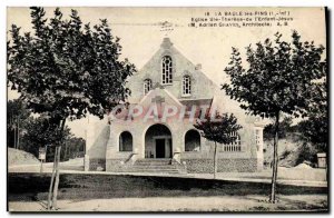 Old Postcard La Baule Les Pins Church Ste Therese L & # 39Enfant Jesus