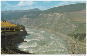 Looking Downstream from the Coal Mine to the Tunnel Outlet, Hudson Hope, Brit...