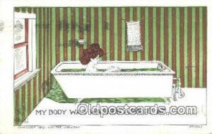 Artist Wellman, Walter 1908 light wear postal used 1908