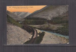 OREGON, DESCHUTES RIVER, c1920 ppc., unused.