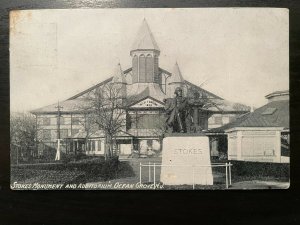 Vintage Postcard 1910 Stokes Monument Auditorium Ocean Grove New Jersey