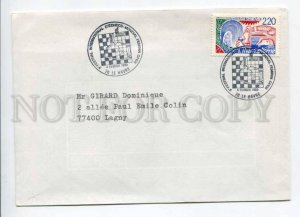 421404 FRANCE 1989 year CHESS competition Havre COVER