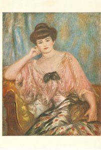 Renoir. Portrait of Misia Fine art, painting, modern English postcard