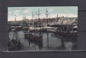 GREAT BRITAIN, BRISTOL, THE DOCKS, SHIPS, c1910 ppc., unused.