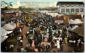 1900s The Midway Kentucky State Fair Louisville Kentucky Postcard