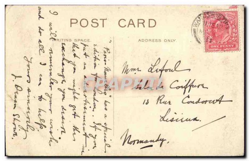 Old Postcard The Thames Between Richmond and Twickenbam