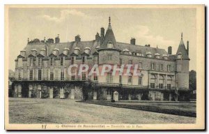 Old Postcard Chateau de Rambouillet set on the Park