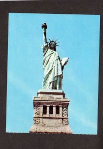 NY Statue of Liberty New York City Harbor Postcard NYC