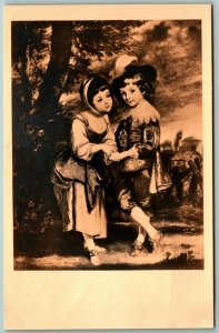 Young Fortune Teller Joshua Reynolds Huntington Gallery San Marino Postcard J12