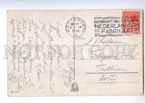 192342 HOLLAND ROTTERDAM Constructivism GEB RPPC to ESTONIA