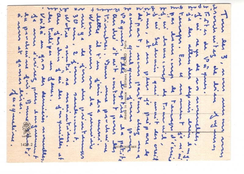 Chicks in Basket, Voyenses Paques, French Easter Postcard