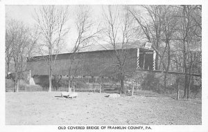 Old Covered Bridge Franklin County, Pennsylvania PA s 