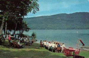 Catskill Mountains New York NY Cohasset Hotel & Cottage Shore Dinner Postcard 