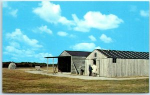 M-7484 Reconstructed 1903 Camp and the First Flight Marker North Carolina