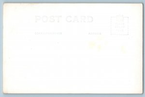Aurora Wisconsin Postcard West Side Cheat Mountain Road Trees c1940 RPPC Vintage